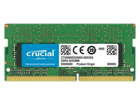 Модуль памяти Crucial DDR4 SODIMM 2666MHz PC4-21300 CL19 - 16Gb CT16G4SFD8266
