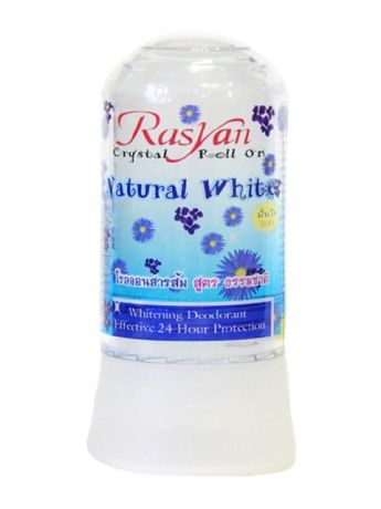 Дезодорант Rasyan кристалл 80г натуральный белый 0517