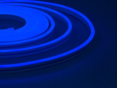 Светодиодная лента ELF NeonLine боковой изгиб 12V 5m IP 20 Blue ELF-NL-5-side-in-B