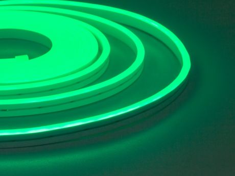 Светодиодная лента ELF NeonLine боковой изгиб 12V 5m IP 20 Green ELF-NL-5-side-in-G