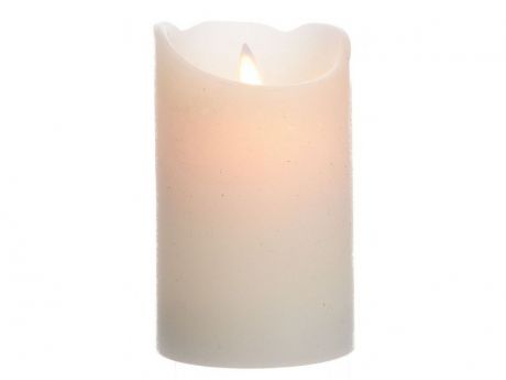 Светодиодная свеча Kaemingk Праздничная 7.5x12.5cm Cream 480606