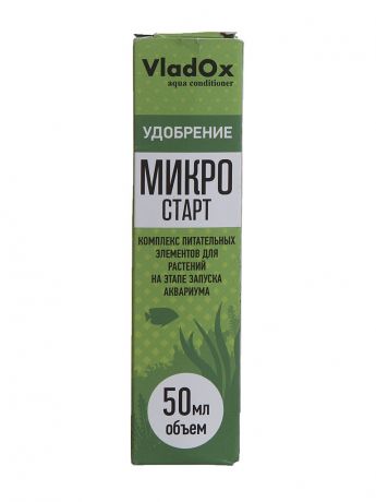 Средство Vladox Микро старт 83389 - Питательный комплекс для аквариумных растений 50мл