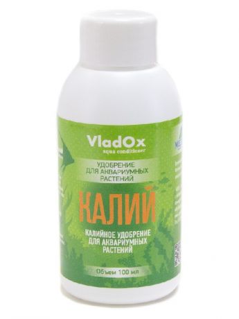 Средство Vladox Калий 83051 - Универсальная добавка для пресноводных аквариумных растений с соединением калия 100мл