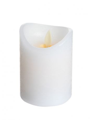 Светодиодная свеча Koopman International Живой радужный огонёк 7.5x10cm White AX5401700