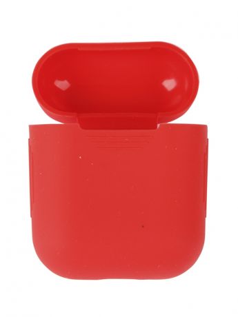 Чехол mObility Apple AirPods Silicone Red УТ000018854