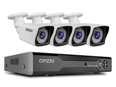 Комплект видеонаблюдения Ginzzu HK-446D