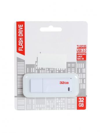 USB Flash Drive 32Gb - Reflect TU2035 White RFFD-32GB-TU2035WH