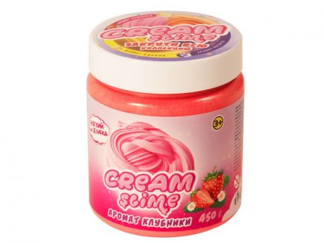 Слайм Slime Cream-Slime 450гр с ароматом клубники SF05-S