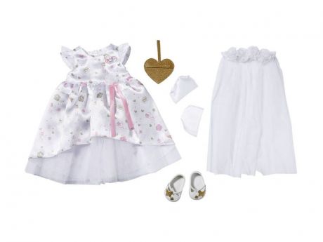 Одежда для куклы Zapf Creation Baby Born Одежда для невесты Делюкс 827-161