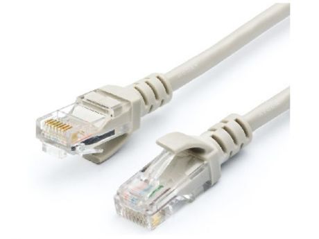 Сетевой кабель ATcom RJ45 cat.5e UTP 0.3m Grey AT9061