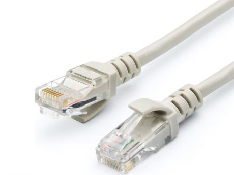 Сетевой кабель Geplink RJ45 cat.5e UTP 5m Grey GL3719