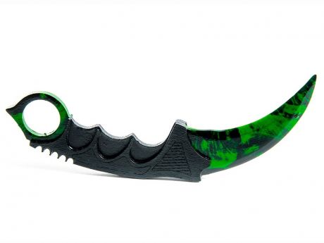 Нож керамбит Maskbro Зеленый 15-109