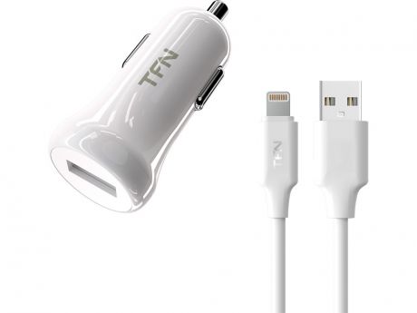 Зарядное устройство TFN USB + Lightning 1A White TFN-CC1U1ALIGWH
