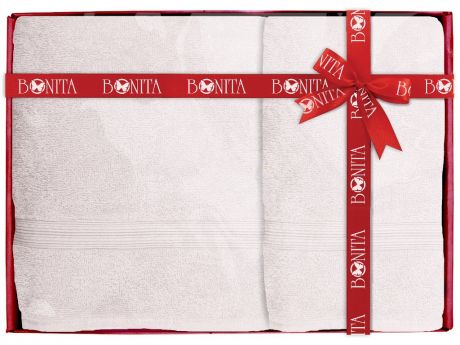 Полотенце Bonita Classic 2шт White-Lilac 21010118680