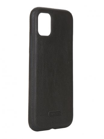 Чехол LuxCase для APPLE iPhone 11 Экокожа+TPU Black 67503