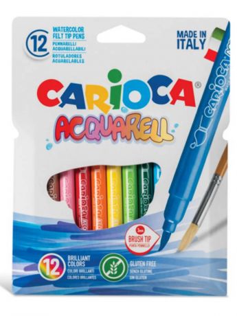 Фломастеры Carioca Aquarell 12 цветов 42747