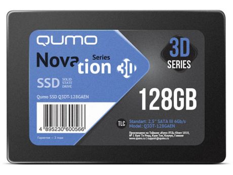 Жесткий диск Qumo Novation 128Gb Q3DT-128GAEN