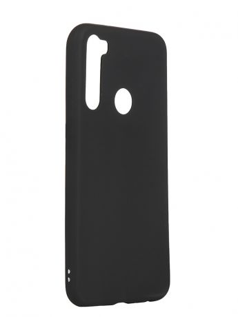 Чехол Brosco для Xiaomi Redmi Note 8 Matte Black XM-RN8-COLOURFUL-BLACK