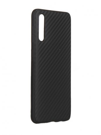 Чехол Brosco для Samsung Galaxy A50/A30S Carbon Silicone Black SS-A50-CARBONE-BLACK