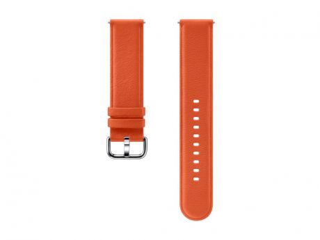 Aксессуар Ремешок Samsung Galaxy Watch Leather Band Orange ET-SLR82MOEGRU для Active / Active 2