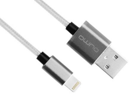 Аксессуар Qumo MFI С48 USB - Apple 8 pin 0.15m Silver