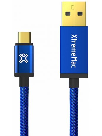 Аксессуар XtremeMac Reversible USB-C to USB-A 1.2m Blue XCL-UCA-23