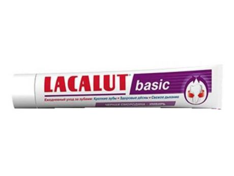 Зубная паста Lacalut Бейсик Смородина 75мл 666178