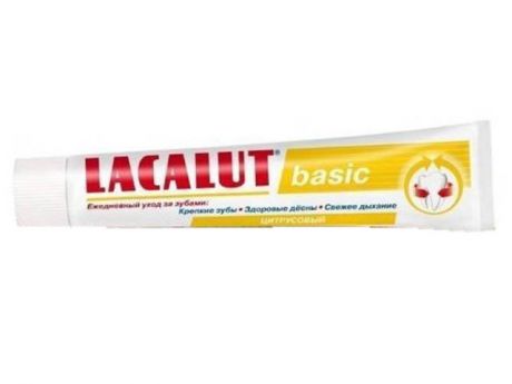 Зубная паста Lacalut Бейсик Цитрус 75мл 666035