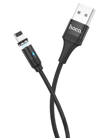 Аксессуар Hoco U76 Fresh Magnetic USB - Lightning Black 115179