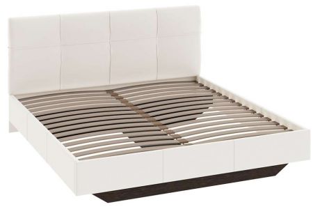 Кровать с мягкой обивкой «Элис» Тип 1, светлый кожзам, 160х200 см