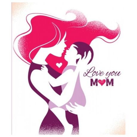Открытка ND Play Love You Mom (273832), 1 шт.