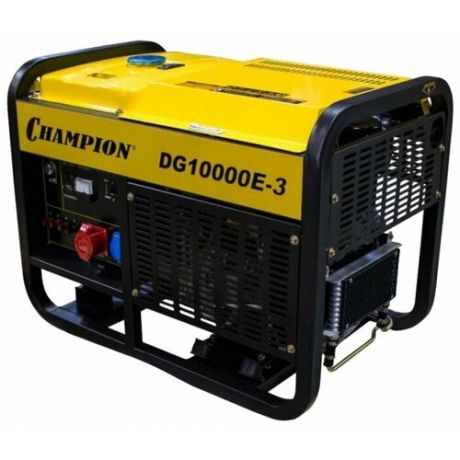 Дизельный генератор CHAMPION DG10000E-3 (10000 Вт)