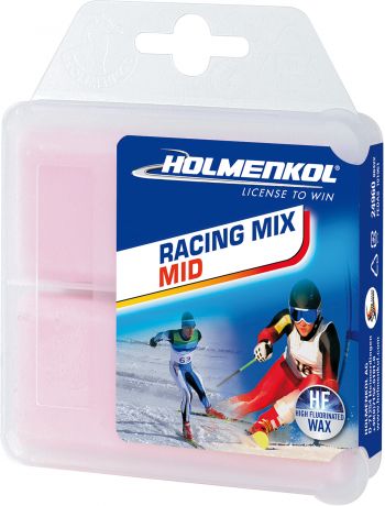 Holmenkol Мазь скольжения твердая для лыж и сноубордов HOLMENKOL Racing Mix MID