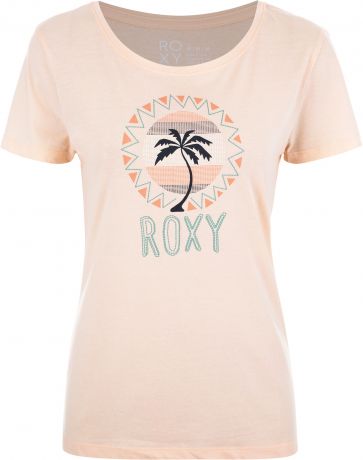 Roxy Футболка женская Roxy Itty Be Tee Palm Sun, размер 46-48