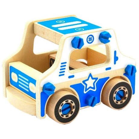 Винтовой конструктор Мир деревянных игрушек Д429 Полиция