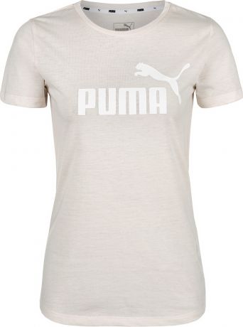 PUMA Футболка женская Puma ESS+ Logo Heather Tee, размер 48-50