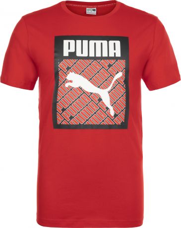 PUMA Футболка мужская Puma Logo Tee Logo Fill, размер 50-52
