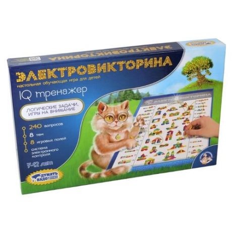 Настольная игра Десятое королевство Электровикторина IQ тренажер 03669