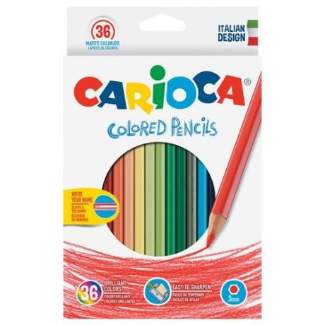 Carioca набор цветных карандашей 36 цветов (41875)
