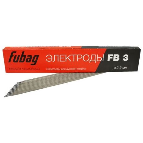 Электроды для ручной дуговой сварки Fubag FB3 2.5мм 0.9кг