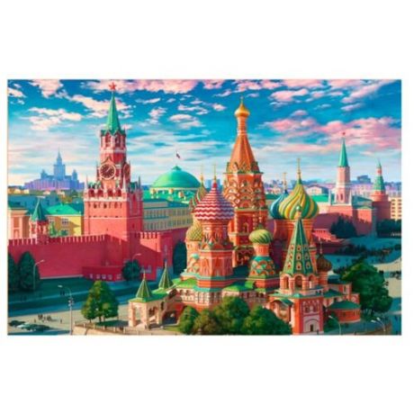Рыжий кот Картина по номерам "Москва. Красная площадь" 30х40 см (AWD3024)