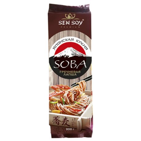 Лапша Sen Soy Японская кухня Soba гречневая 300 г