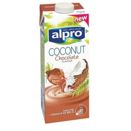 Кокосовый напиток alpro Шоколадный 1.1%, 1 л