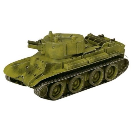 Сборная модель Умная Бумага Танк БТ-7 артиллерийский (285) 1:35