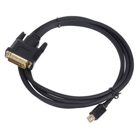 Кабель 1.1v, miniDisplayPort (m) - DVI (m), GOLD , 2м, черный