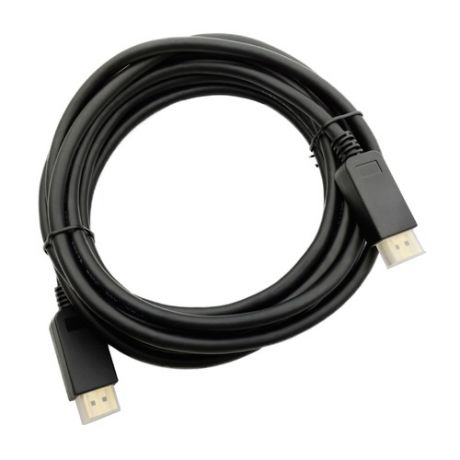 Кабель аудио-видео BURO v 1.2, DisplayPort (m) - DisplayPort (m) , 5м, GOLD черный [bhp dpp_1.2-5]