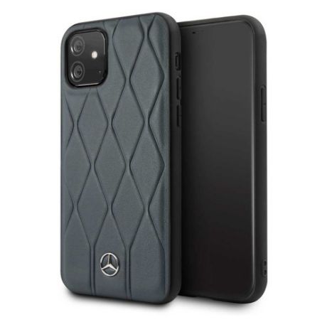 Чехол (клип-кейс) Mercedes Hard Case, для Apple iPhone 11, темно-синий [mehcn61mulna]