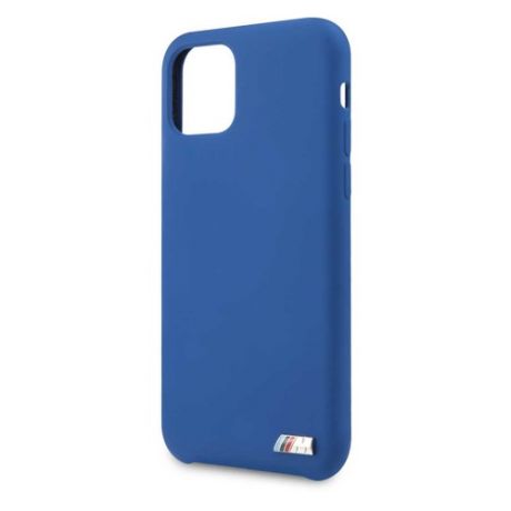 Чехол (клип-кейс) BMW Silicon case, для Apple iPhone 11 Pro Max, синий [bmhcn65msilna]