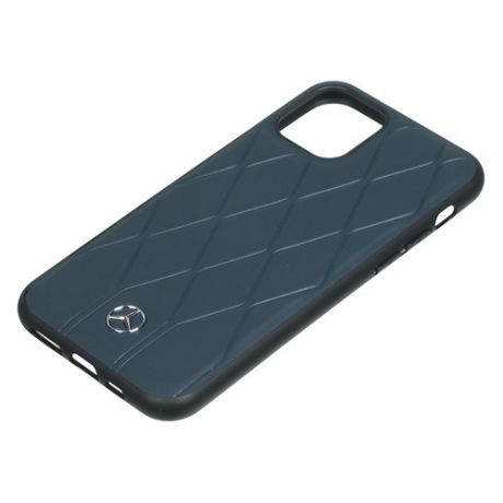 Чехол (клип-кейс) Mercedes Hard Case, для Apple iPhone 11 Pro, темно-синий [mehcn58mulna]