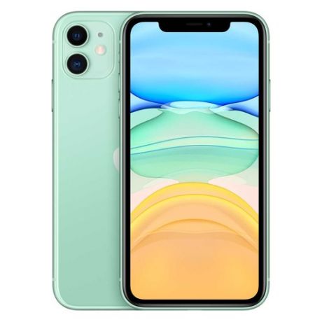 Смартфон APPLE iPhone 11 128Gb, MWM62RU/A, зеленый